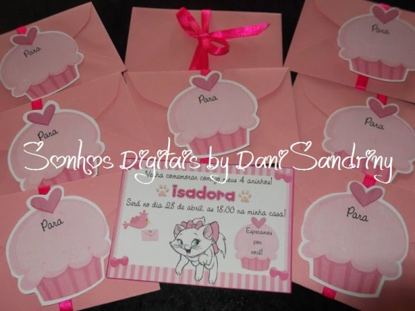 CONVITE TAM 10X07 COM ENVELOPE E TAG PARA CONVIDADO